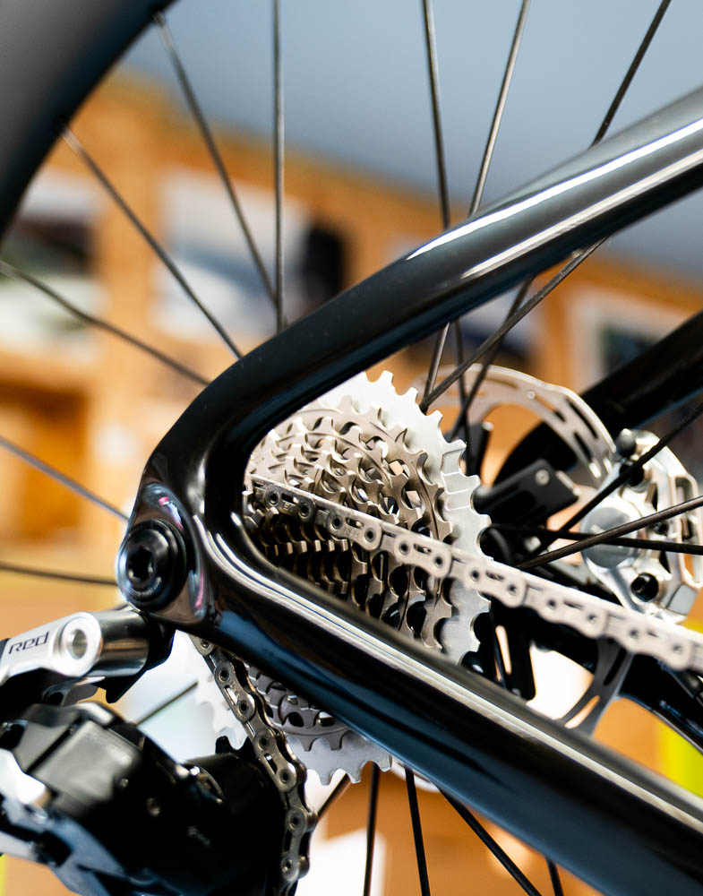 Drivetrain servicing at The Velo Works