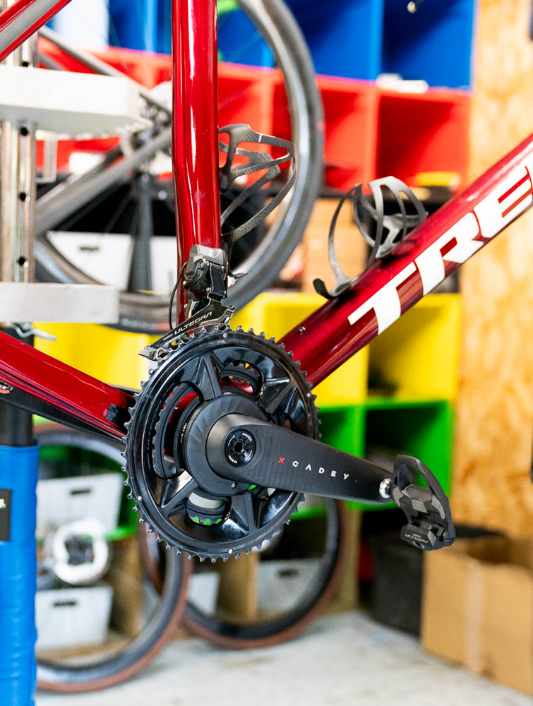 Pre-race bike check at The Velo Works
